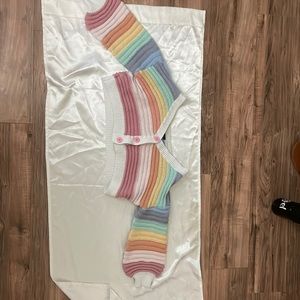 Pastel Rainbow Cardigan!